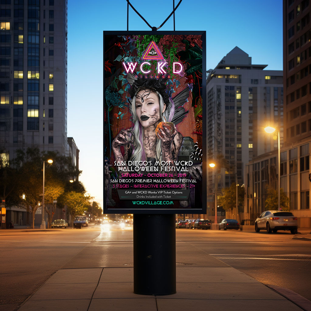 WCKD Village | Bus Billboard Posters - Aleks DESLAB